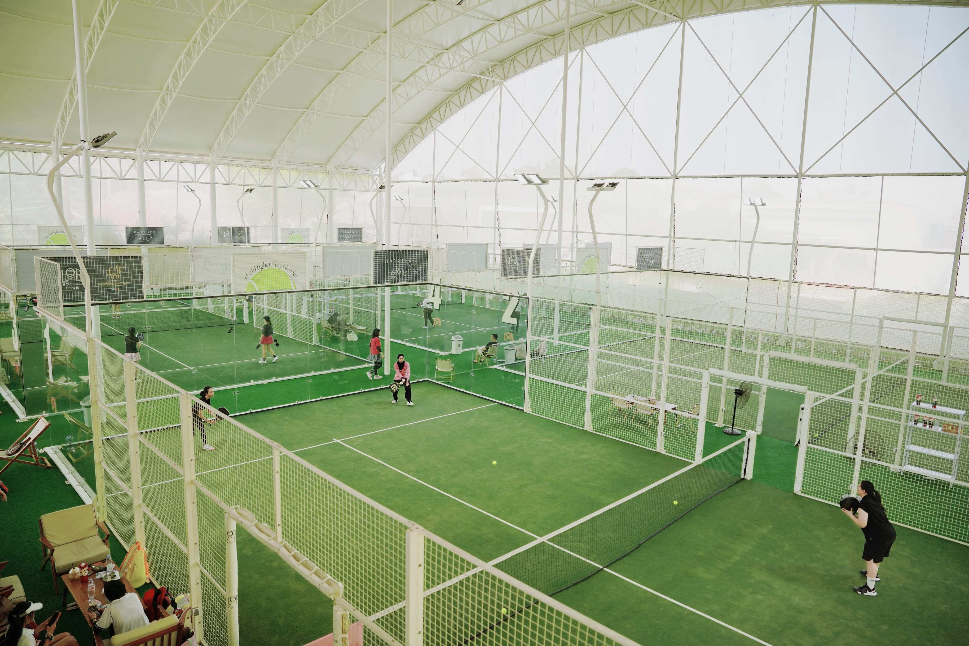 Suasana event Si Paling Padel